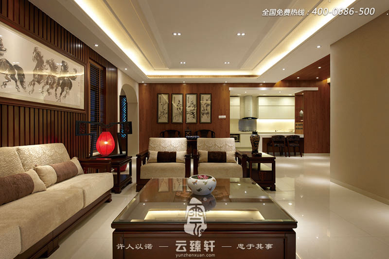 極具人文氣質的現(xiàn)代中式風格裝修效果圖