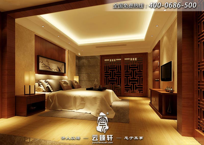 新中式臥室的裝修造型簡(jiǎn)化
