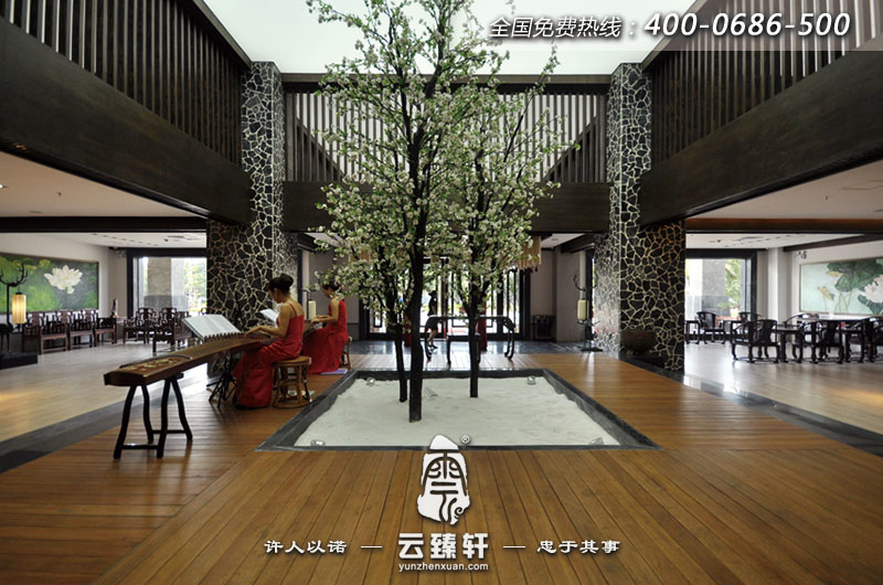 頗具創(chuàng)意的中式設(shè)計餐廳效果圖