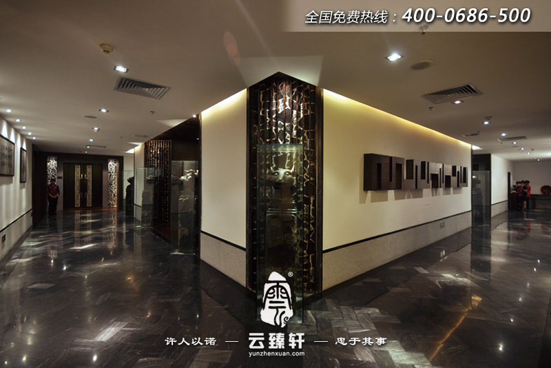 中式餐廳走廊設(shè)計