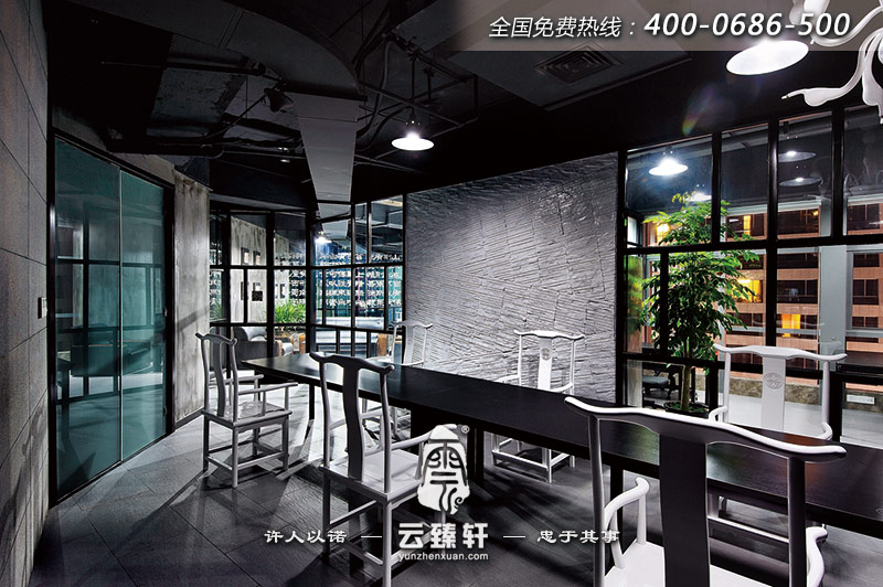 中式辦公室設(shè)計(jì)圖片