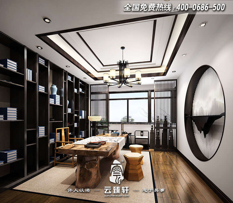 洪雅軒中式裝修設(shè)計效果圖